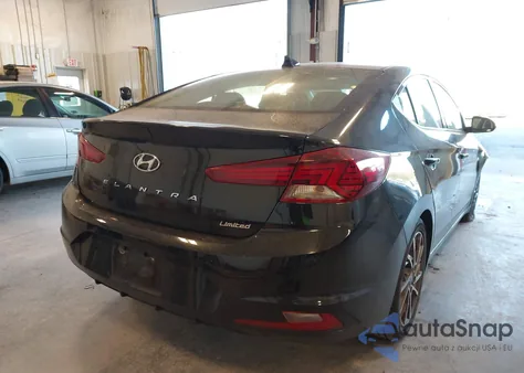 2020 Hyundai Elantra Limited from USA, damaged, VIN 5NPD84LF9LH619656